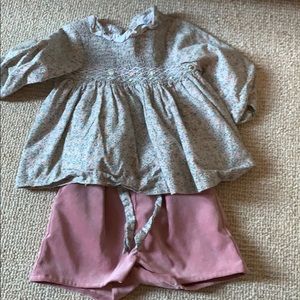 Short and blouse set